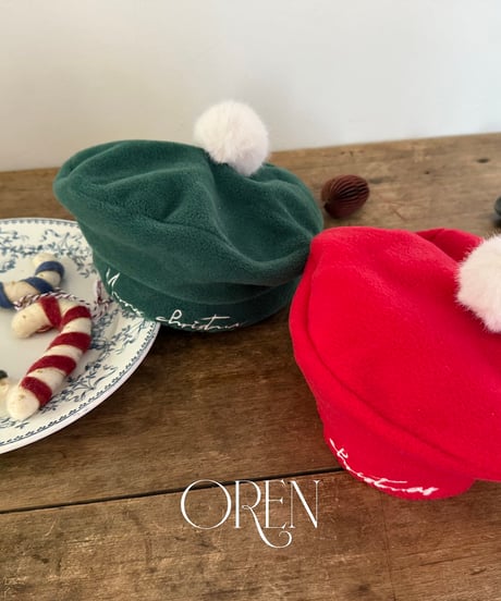 予約 OREN Eve Pom-Pom Beret