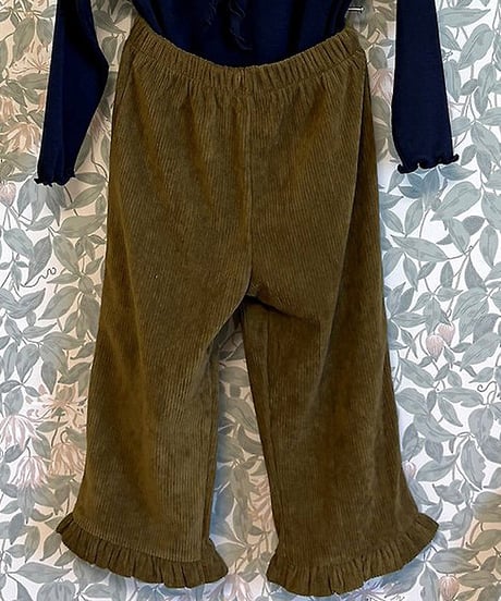予約OHHO Soft golden frill pants