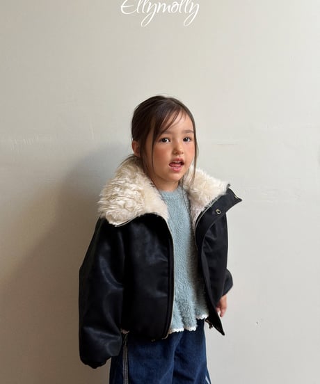予約Elly Molly Big collar searing jumper