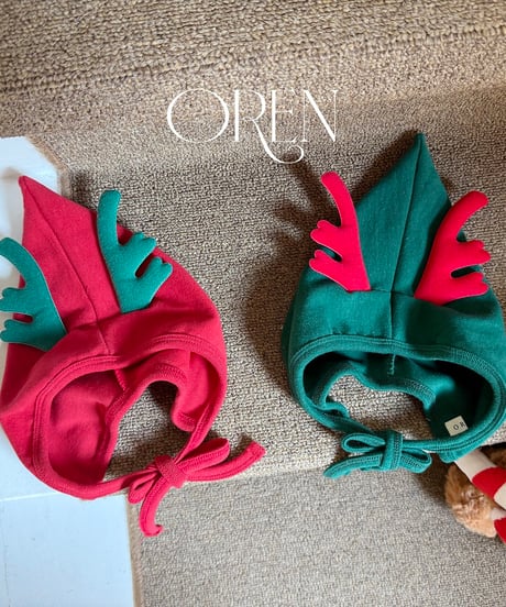 予約 OREN Rudolph Antler Bonnet