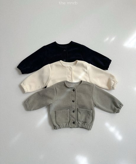予約minirobe Poy worm cardigan
