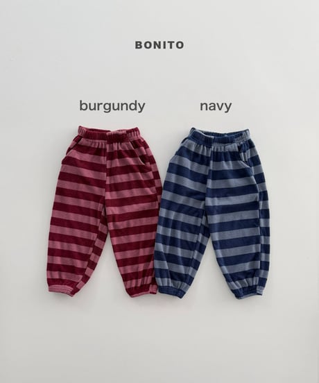 予約 bonito ST knit jogger pants