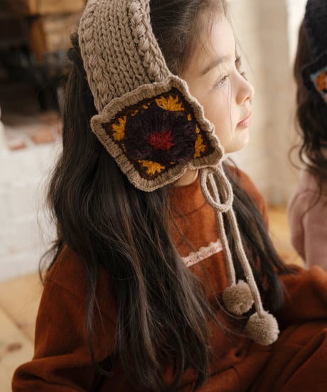 予約 OREN Tizzy Flower Knit Headband