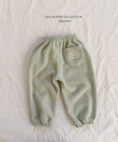 予約 melikey Mongle Jogger pants