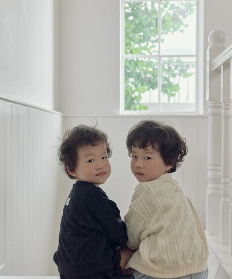 予約 The beige 26 knit cardigan