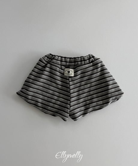 予約Elly Molly Latte stripe balloon shorts