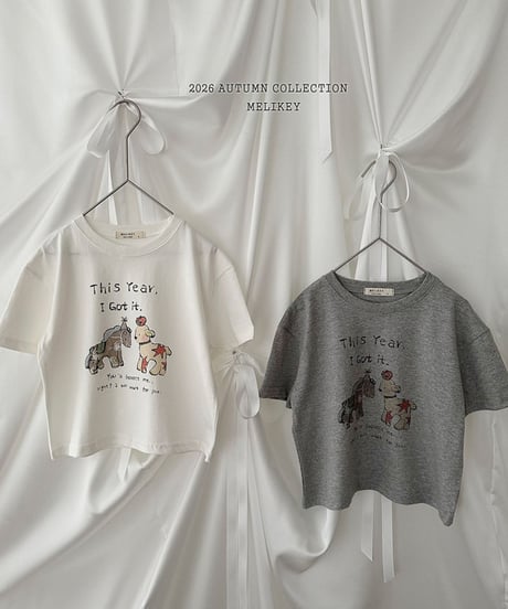 予約 melikey Pony half-shirt