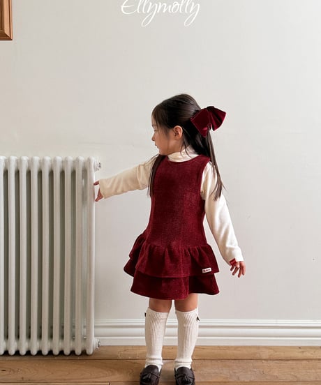 予約Elly Molly Snow frill one-piece