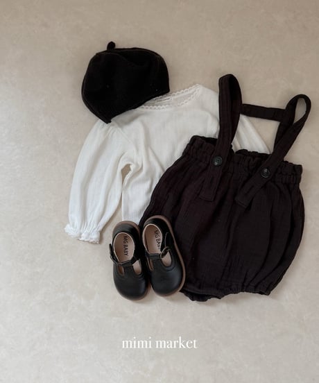 予約 mimi market Ohji jar suspender pants