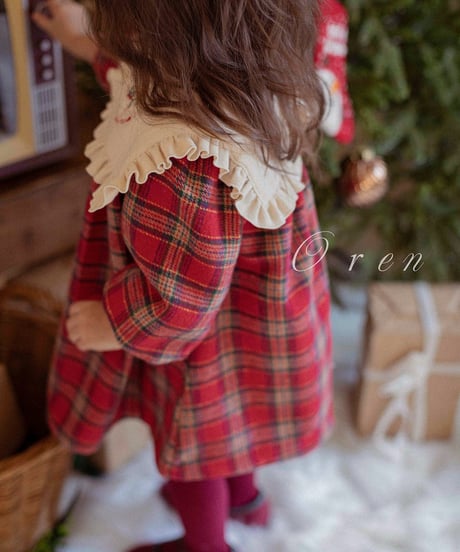 予約 OREN Eve Check Dress