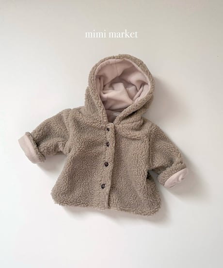 予約 mimi market Dumbled Hood Coat