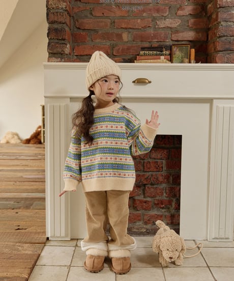 予約 melikey Vintage Indian knit
