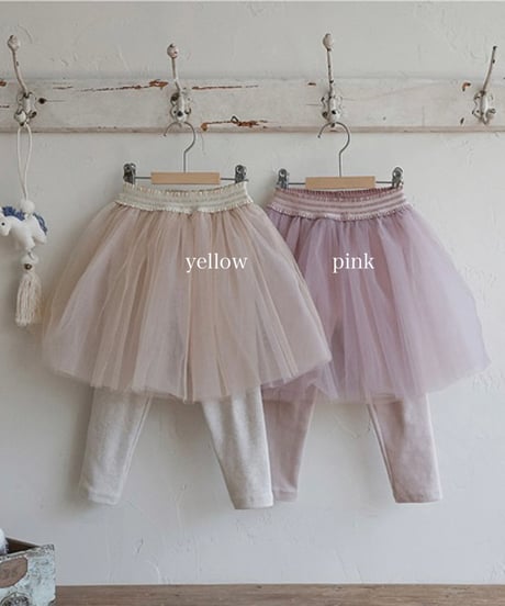 予約 FLO Moen tulle skirt leggings