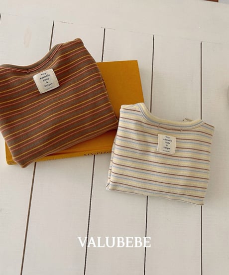予約 valubebe Rocco striped tee