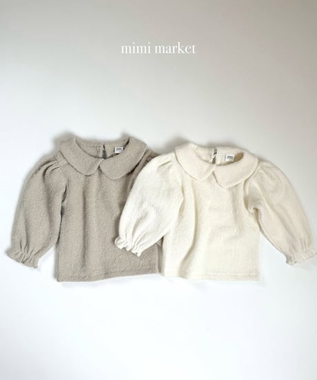 予約 mimi market Hair collar tee