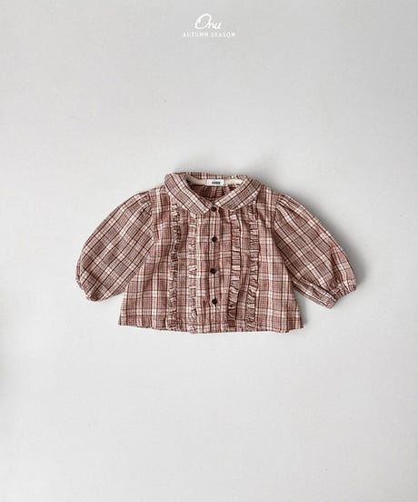 予約 ONU Petit frill blouse