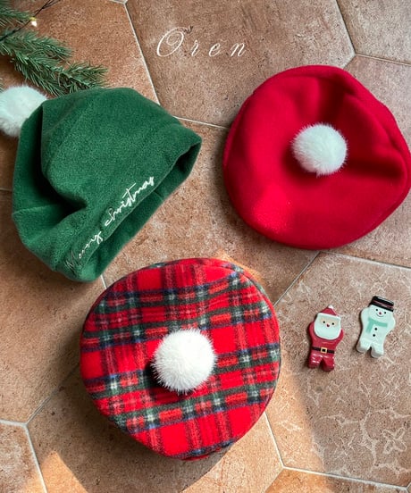 予約 OREN Eve Pom-Pom Beret