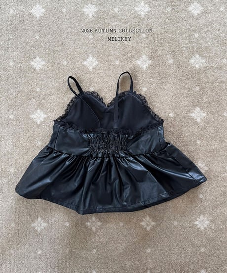 予約 melikey Leather bustier
