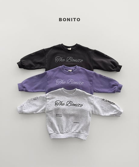 予約 bonito The bony totering man to man (ママとお揃い)