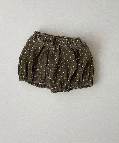 予約 ONU Velvet dot bloomer