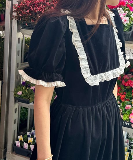 予約 monbebe Anna Velvet One Piece (ママとお揃い)