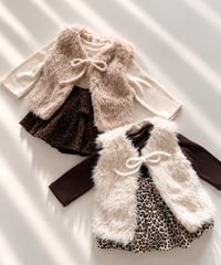 即納 ribbon vest