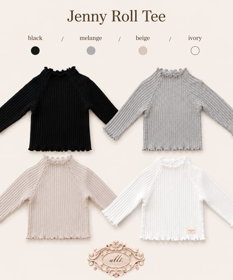 一部即納 Jenny Roll Tee