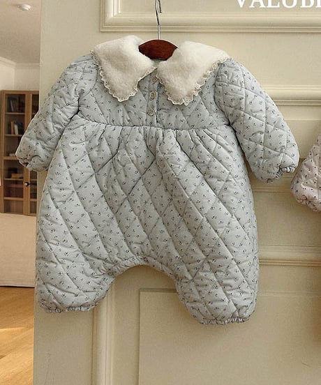予約 valubebe Sherbet flower padded suit