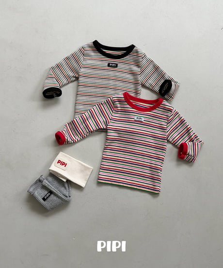 予約pipi Rainbow rappa tee