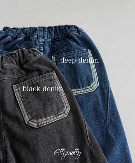 予約Elly Molly Mr. Kimode of Linework denimpants