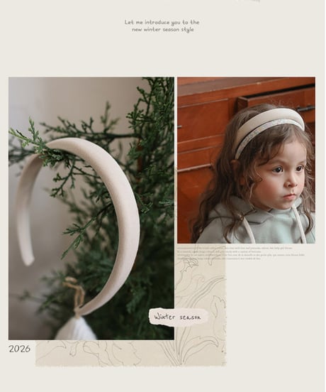 予約 FLO Jane hair band