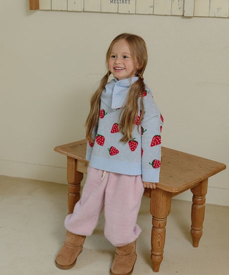 予約 melikey Strawberry knit