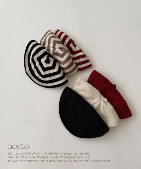 予約aosta knit beret