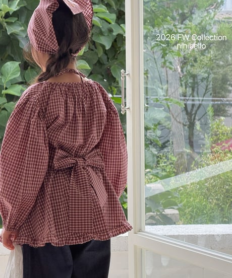 予約 ninibello Hazel Apron One Piece