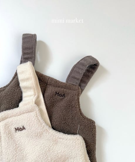 予約 mimi market Egg suspender pants