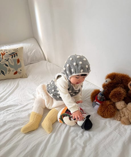 予約 ONU Wool foam foam bonnet