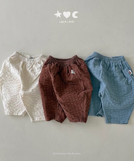 予約 lalaland Emborgarden pants
