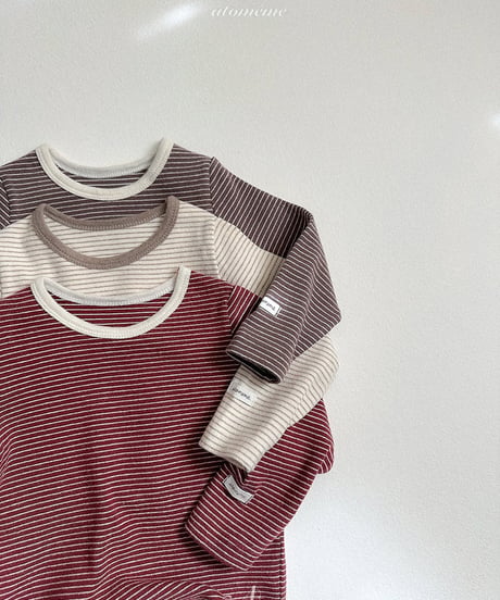 予約 atomeme Aden stripe T