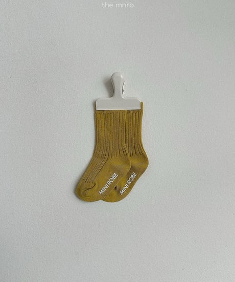 予約minirobe Cotton lip socks 3SET