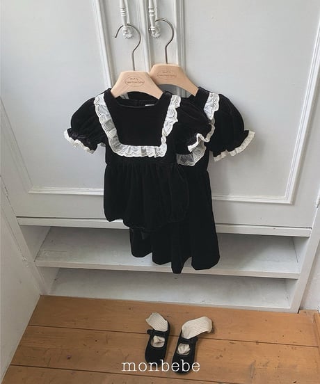 予約 monbebe Anna velvet suit