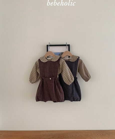 予約 bebeholic Kuku suspender suit