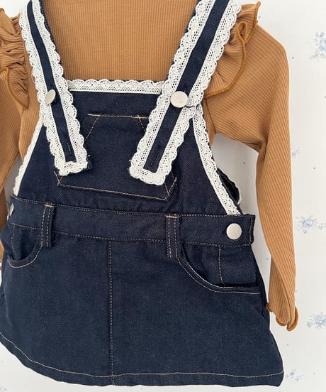 即納 banana.j Lace suspender one-piece