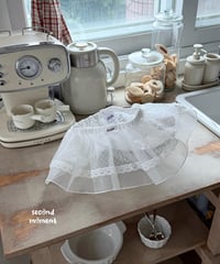 予約 second moment Lace wrap skirt