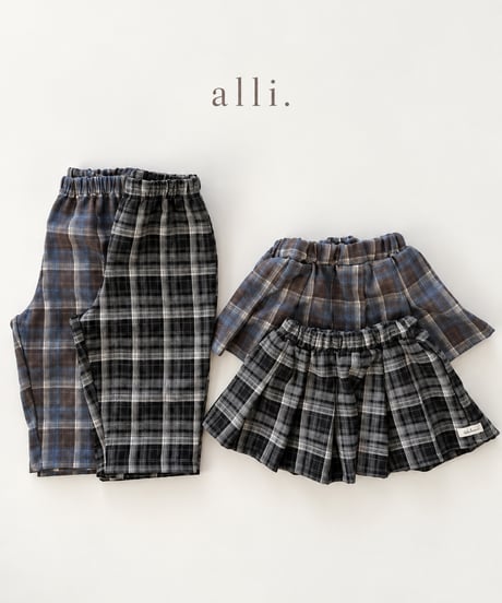 即納 lalaland Fancy check pants