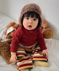 予約 ONU Rainbow rice cake pants