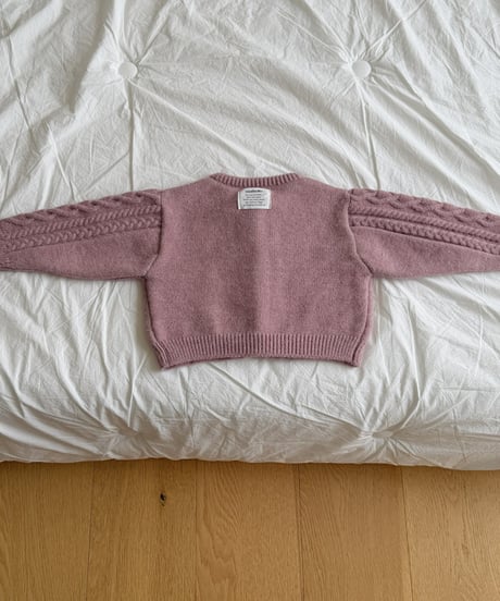 予約 ninibello Mob knit cardigan