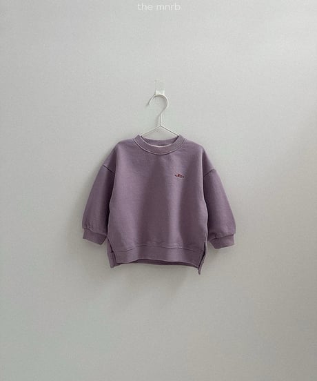 予約minirobe Unbal man to man tee
