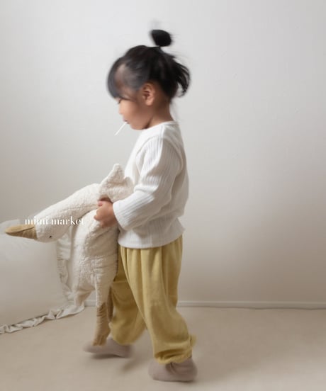 予約 mimi market Terry jogger pants