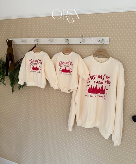 予約 OREN Merry Christmas Sweatshirt
