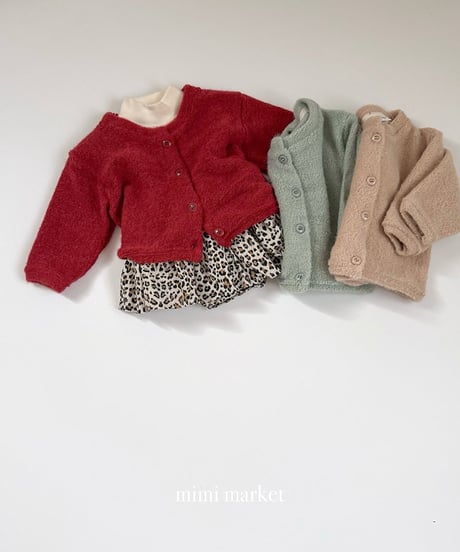 予約 mimi market Leopard Cordu Kangkang skirt